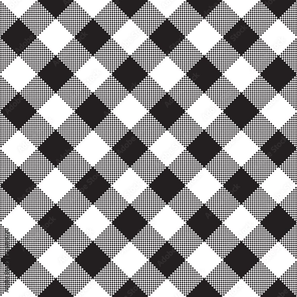 Cute Charles David Black and White Check Plaid Kitten Heel Pumps - Picture 5 of 12